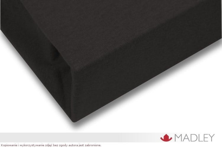 Prześcieradło z gumką jersey 90x200 czarne