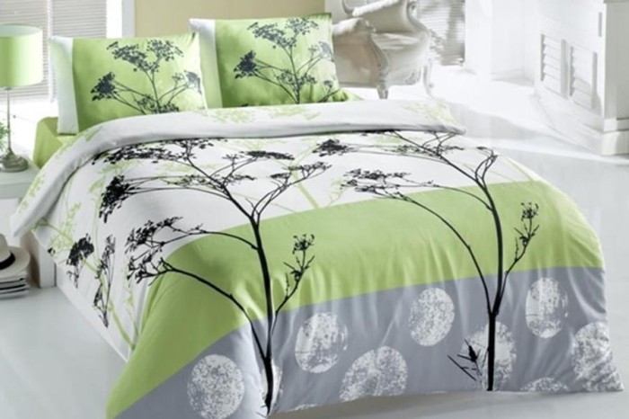 Pościel bawełniana Victoria 200x220 Belezza Green