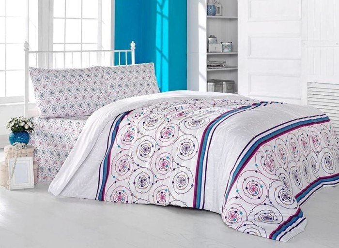 Pościel bawełniana Brielle 200x220 331 Red v1