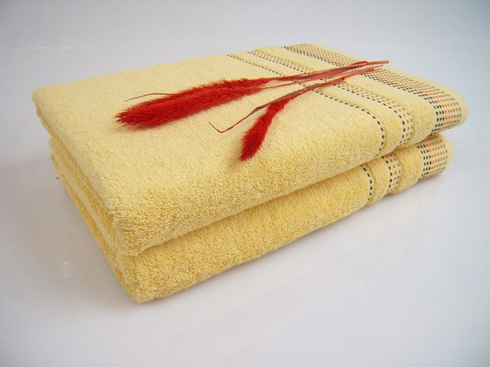 Ręcznik bawełniany Pola 30x50 02 Żółty Eurofirany