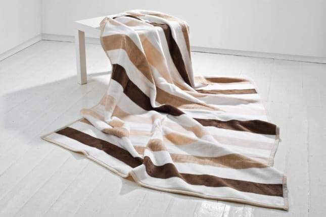 Koc Moca Design 150x200 cm Stripes beige