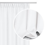 Zasłona gotowa 140x250 biała na taśmie Viva