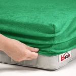 Prześcieradło frotte z gumką 180x200 zielone F41-180