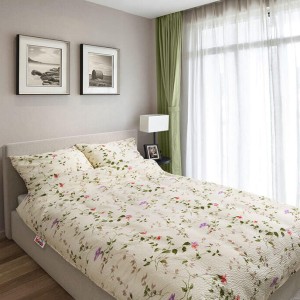 Pościel z kory 200x220 K123 na guziki 100% bawełna gruba