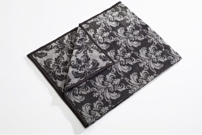 Koc bawełniano akrylowy Moca Design Glamour Silver 150x200