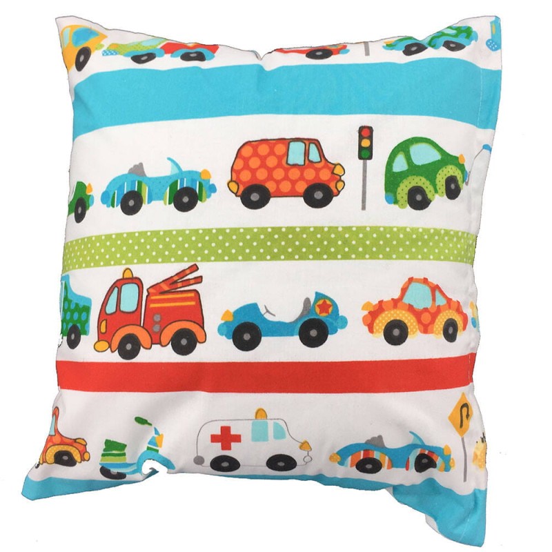 Poszewka bawełniana 40x40 Auta Samochody