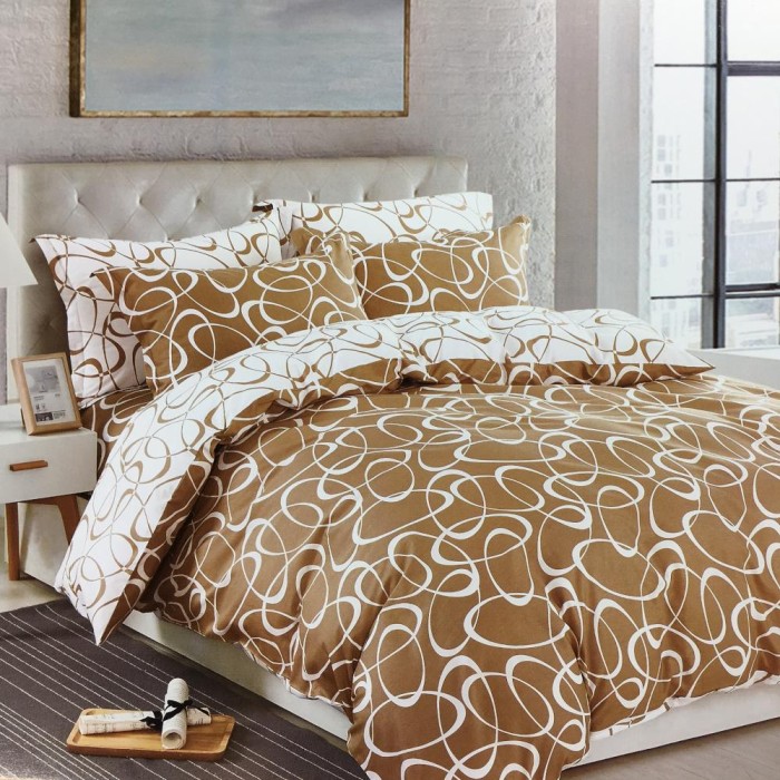 Pościel satyna bawełniana 160x200 dwustronna CW-1008 Premium