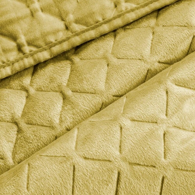Narzuta dekoracyjna 230x260 Musztardowa Dimon-3