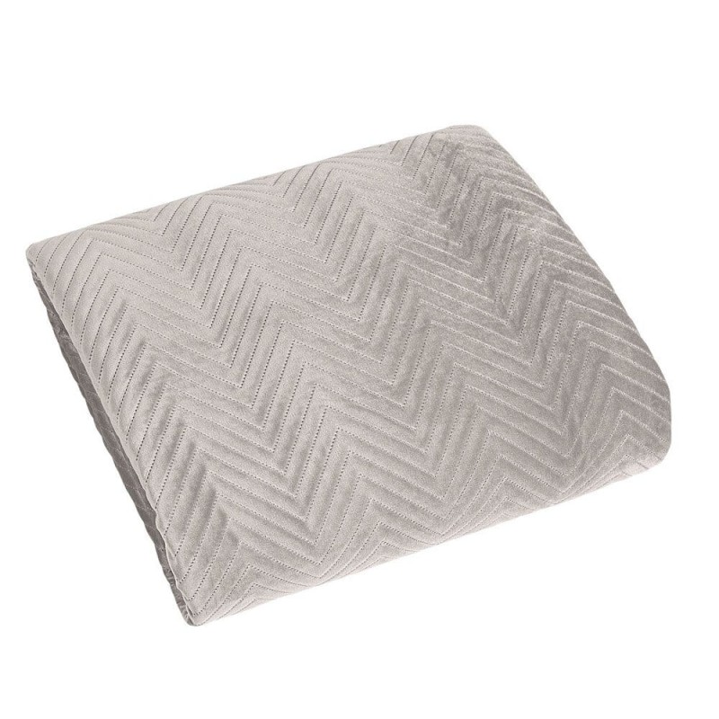 Narzuta dekoracyjna na łóżko 170x210 Popielata Sofia-1