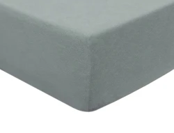 Prześcieradło frotte z gumką 200x220 popielate FD15-20