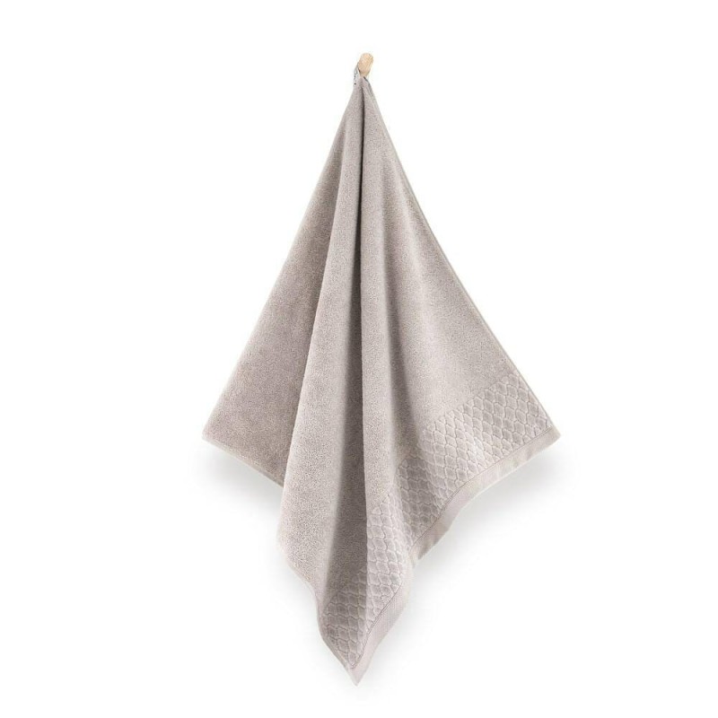Ręcznik Carlo AG 50x100 Beżowy Antybakteryjny 500g/2m-2