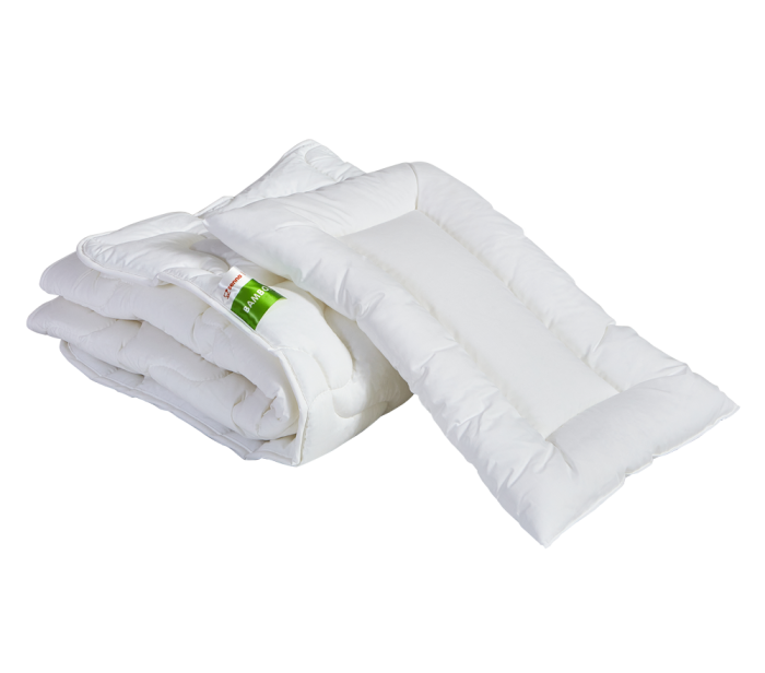 Kołdra dla dzieci Bamboo 90x120 poduszka 40x60 VEGAN Inter Widex