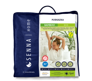 Poduszka Bamboo ECO 70x80 1200g Inter Videx VEGAN1