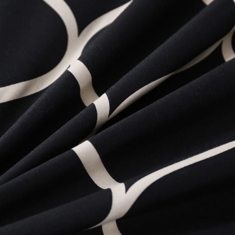 POŚCIEL DWUSTRONNA MAROKAŃSKA KONICZYNA CZARNA 160X200 1