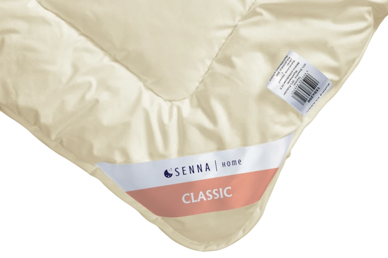 Kołdra antyalergiczna 180x200 Classic Całoroczna Inter Widex 1260g kremowa-1