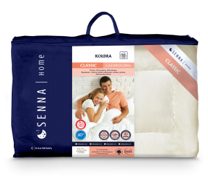 Kołdra antyalergiczna 180x200 Classic Całoroczna Inter Widex 1260g kremowa-2
