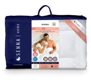 Kołdra antyalergiczna 200x220 Classic Całoroczna biała 1550g -2