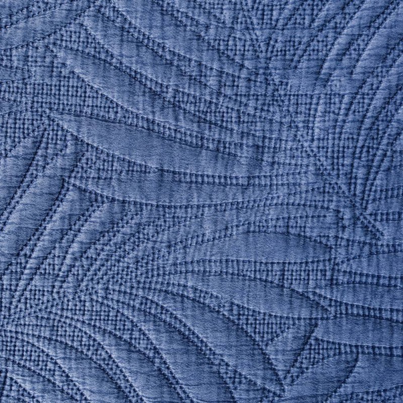 Narzuta dekoracyjna 170x210 Niebieska Jednobarwna Stone