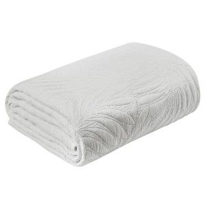 Narzuta dekoracyjna 170x210 Biała Stone Jednobarwna
