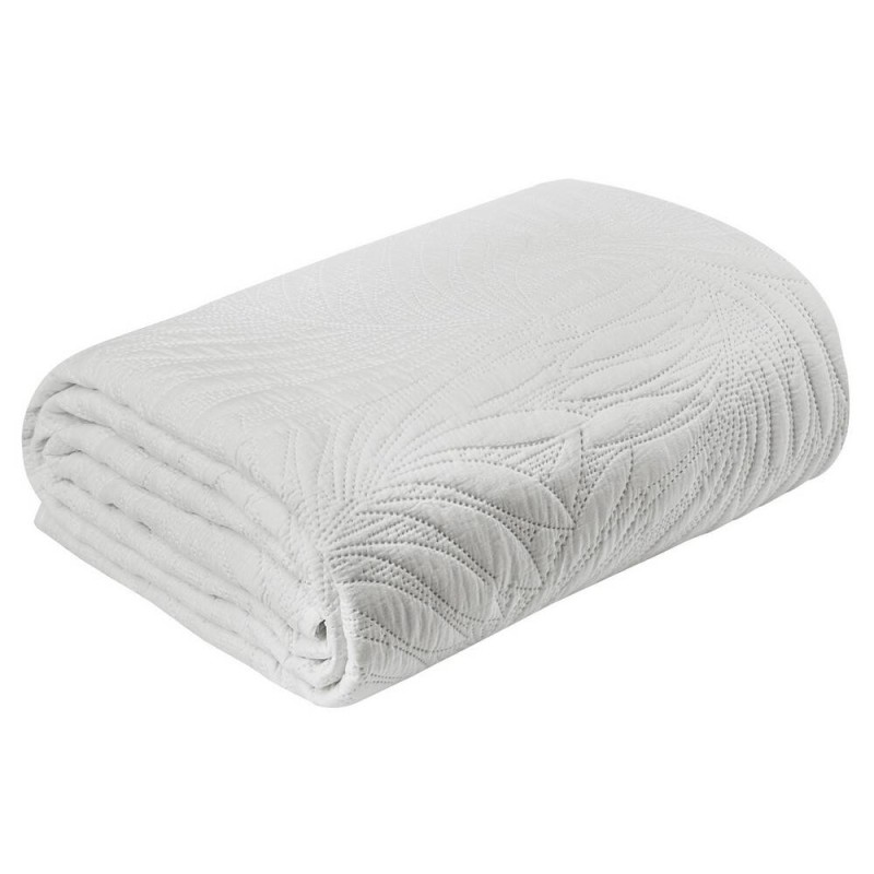 Narzuta dekoracyjna 170x210 Biała Stone Jednobarwna