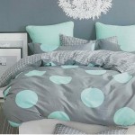 Pościel satynowa 200x220 dwustronna Grochy CW-1028 Premium
