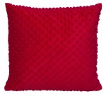 Poszewka dekoracyjna 40x40 Czerwona Minky