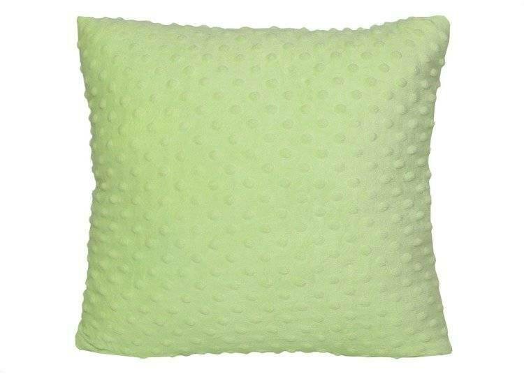 Poszewka dekoracyjna 40x40 Seledynowa Minky