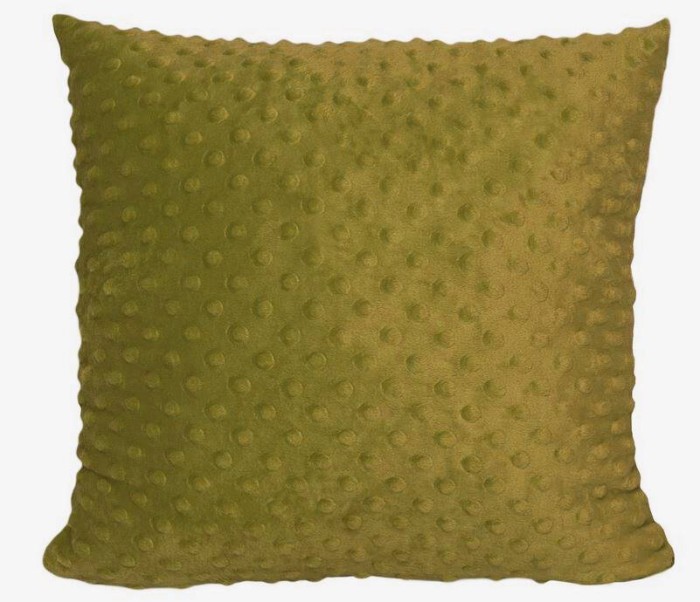 Poszewka dekoracyjna 40x40 Oliwkowa Minky