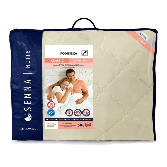 Poduszka Classic Comfort 70x80 Inter-Widex Ekri-1