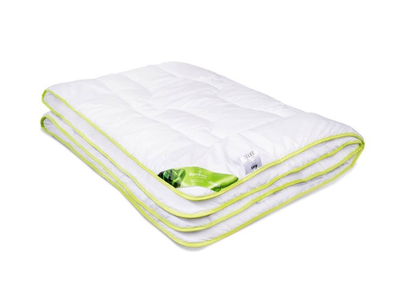 Kołdra antyalergiczna 135x200 Bamboo letnia 550 g biała AMZ-2