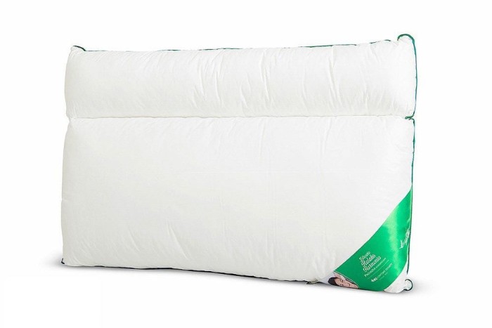 26763Poduszka anatomiczna 70x80 2-komorowa z wałkiem bawełniana 1100g biała AMZ-1
