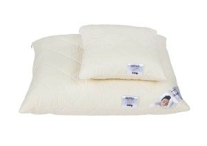 26768Poduszka antyalergiczna 40x40 Mikrofibra pikowana 200g kremowa AMZ-1
