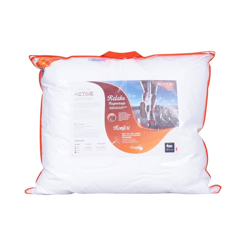 26790Poduszka antyalergiczna 40x60 Antystres gładka 250g biała AMZ-5
