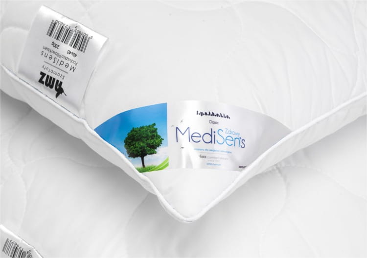 Poduszka antyalergiczna 50x70 Medisens pikowana 550g biała AMZ-3
