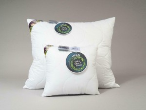 26800Poduszka antyalergiczna 70x80 BioPercal 1000g biała pikowana delikatny perkal 100% bio bawełna AMZ-4