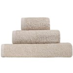 Ręcznik Tony 70x140 beżowy frotte 400g/m2