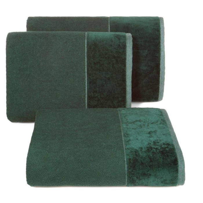Ręcznik Bawełniany Lucy 50x90 zielony ciemny 500g/m2-1