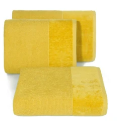 Ręcznik Bawełniany Lucy 50x90 musztardowy 500g/m2