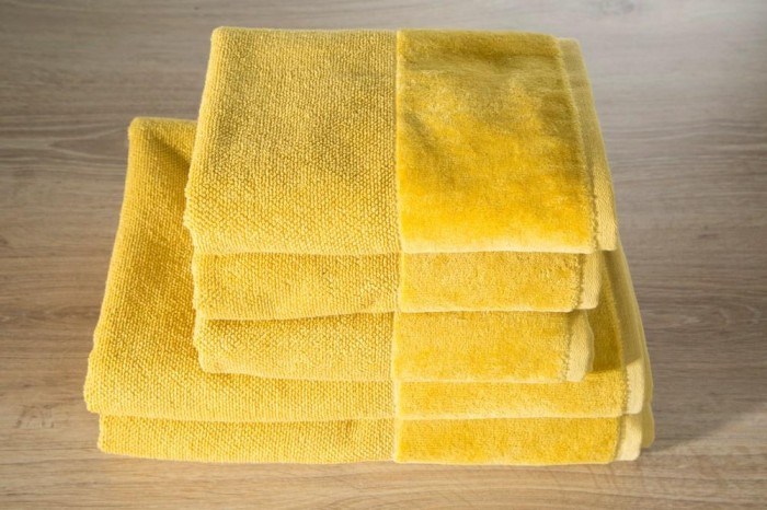 Ręcznik Bawełniany Lucy 50x90 musztardowy 500g/m2-2