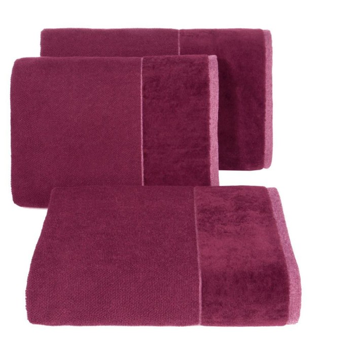 Ręcznik Bawełniany Lucy 50x90 amarantowy 500g/m2-1