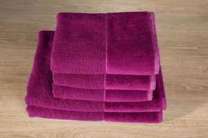 Ręcznik Bawełniany Lucy 50x90 amarantowy 500g/m2-2