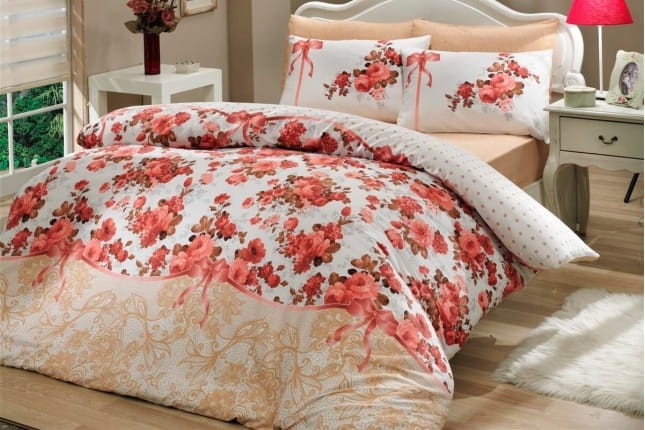 Pościel Bawełniana 200x220 FELICITA GUL Hobby