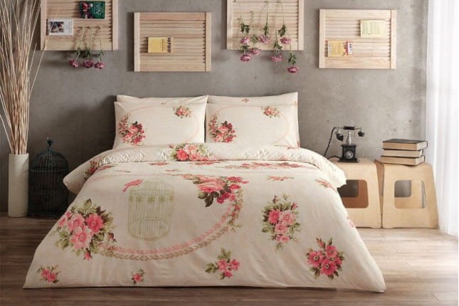 Pościel bawełniana 200x220 Violet Pink TAC
