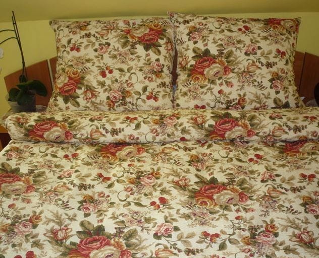 Pościel z kory 160x200 Mostowiak 100% bawełna gruba na guziki-1