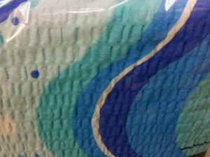 Pościel z kory 200x220 Niebieska Lizak 100% bawełna gruba na guziki-3