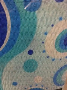 Pościel z kory 200x220 Niebieska Lizak 100% bawełna gruba na guziki-4