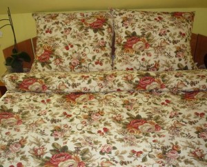 Pościel z kory 200x220 Mostowiak 100% bawełna guziki gruba polska-1