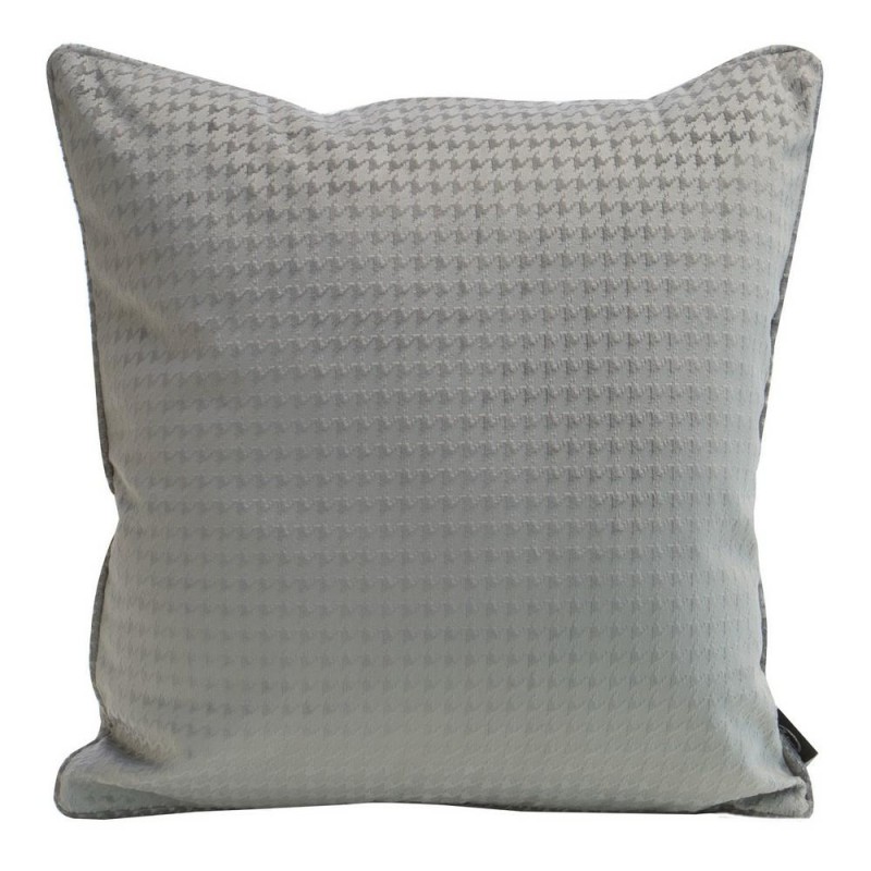 28502Poszewka dekoracyjna 40x40 Amelia srebrna pepitka welwetowa Eurofirany-1