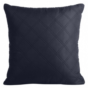 28557Poszewka dekoracyjna 40x40 Boni 3 granatowa wzór geometryczny romby-1