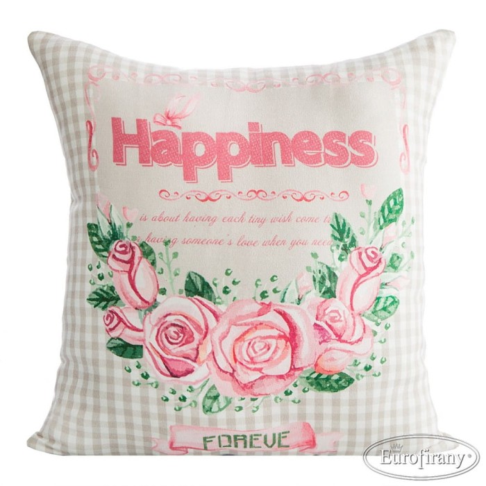 28666Poszewka dekoracyjna 40x40 Happiness Eurofirany-1
